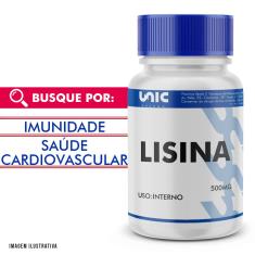Imagem de Lisina 500mg 120 Cápsulas