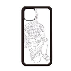Imagem de Capa de desenho chinês guerreiro de terracota para iPhone 11 Pro Max para Apple Mobile Case