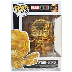 Imagem de Figura Funko Star-Lord, cromada dourada, multicolorida