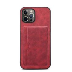 Imagem de Capa carteira de couro fino para iphone 15 pro max 15 plus 14 13 12 11 pro max 13 pro slots de cartão capa traseira, vermelho, para iphone 15 plus
