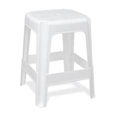 Imagem de Banqueta Plastica Monobloco Icarai Branca - Tramontina