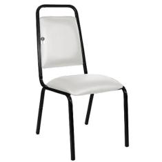 Imagem de Cadeira Empilhável para Hotelaria Linha Hotel Fremont Branco