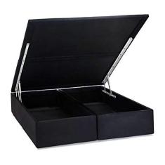 Imagem de Base Box Super King Americana Camurça Preto