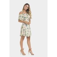 Imagem de Vestido Curto Lunender Ombro A Ombro Off-White