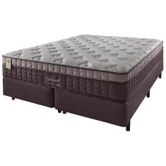 Imagem de Cama Box + Colchão Queen Detroit Molas Ensacadas Visco Gel Pillow In 158X198x68cm