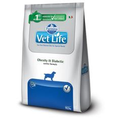 Imagem de Ração Farmina Vet Life Natural Obesity & Diabetic para Cães Adultos Obesos ou Diabéticos - 10,1 Kg