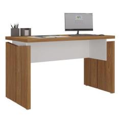 Imagem de Mesa Para Escritório Home Office 145cm Corp A06 Freijó/Branco - Mpozen