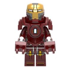 Imagem de Boneco Blocos De Montar Homem De Ferro Armadura Mark Mk35 - Mega Block