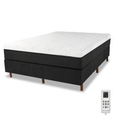 Imagem de Cama Box e Colchão Magnético Massageador - Therapy Life Elegancy, Pret