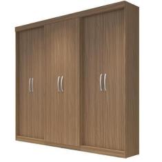 Imagem de Guarda roupa  herval ph 1675 - cor nogueira - sem espelho