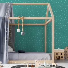 Imagem de Papel De Parede Adesivo Estrela Verde N05036 0,58X3,00M