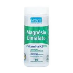 Imagem de Magnésio Dimalato + Vitamina K2 (60 Comprimidos) - Stem Pharmaceutical
