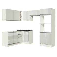 Imagem de Armário De Cozinha Completa Canto Acordes sem Tampo Portas