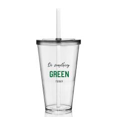 Imagem de Copo Com Tampa e Canudo Eco Seja Verde