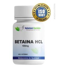 Imagem de Betaina Hcl 100mg 60 Cápsulas