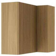 Imagem de Armário Aéreo de Canto Nesher Rainha em MDF 15mm com 2 Portas e 1 Prateleira - 92cm de largura