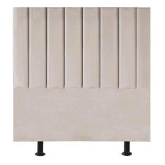 Imagem de Cabeceira Estofada De Cama Casal Box 140 Cm Maisa Corino bege