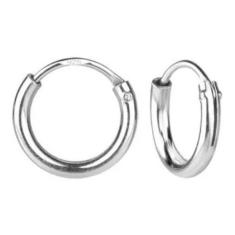 Imagem de Brinco Pequeno Mini Argola Prata 925 Adulto Infantil 2ºfuro