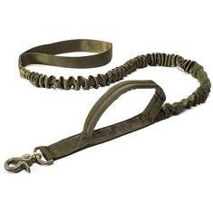 Imagem de Guia Elástica para Cachorro MADOG Alça Longa e Curta (VERDE)