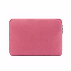 Imagem de Bolsa de armazenamento para laptop, bolsa de proteção para laptop de 15 a 15,6 polegadas (rosa vermelha)