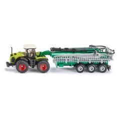Imagem de Miniatura Trator 1/87 Com Tanque á Vácuo Agrícola Siku - CLAAS XERION 