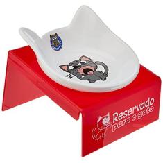 Imagem de Comedouro Snack Cat Vermelho Catmypet para Gatos
