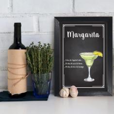 Imagem de Quadro Bebida Margarita 22x32cm Moldura  - Quartinhos