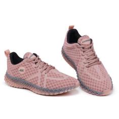 Imagem de Tênis Feminino Ghost Acs Rose Esporte Caminhada Corrida Academia Leve