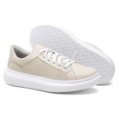 Imagem de Tênis Masculino Cadarço Flat Dia a Dia Conforto Casual-Masculino