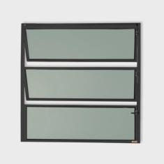 Imagem de Janela de Alumínio Basculante 60x100cm Vidro Mini Boreal Master Brimak