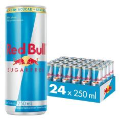 Imagem de Energético Red Bull Energy Drink, Sem Açúcar,250Ml(24 Latas)