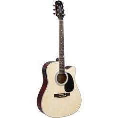 Imagem de Violao Giannini Gdc 1 Ceq Folk Cutaway Eletricoacustico Ns - Natural Satin