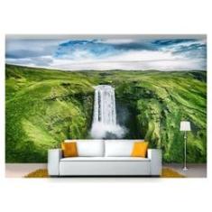 Imagem de Papel De Parede Cachoeira Natureza Mata 3D 6M² Nch190