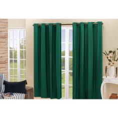 Imagem de Cortina Blecaute Blackout Corta Luz 2,20 M X 1,30 M PVC Verde Casa Tem