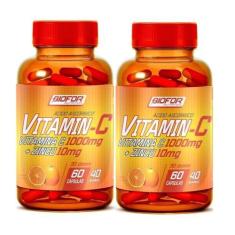 Imagem de 2 Vitamina C 1000Mg + Zinco 10Mg - 60 Cáps Biofor - 120 Caps