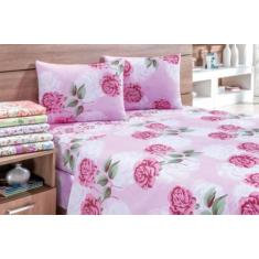 Imagem de Jogo De Lençol Queen Size 4 Peças 400 Fios Macio - Rt Enxovais