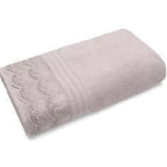 Imagem de Toalha De Banho Gigante Cristal Com Renda Buettner