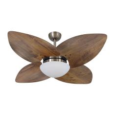 Imagem de Ventilador de Teto Kovalski Bronze 4 Pás Rádica Imbuia 127V