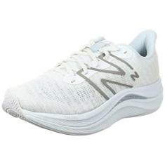 Imagem de New Balance Tênis de corrida feminino Fuel Cell Propel V4, Branco/quartzo cinza, 38