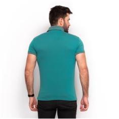 Imagem de Camiseta Polo Algodão Teodoro Masculino Bolso Slim Casual