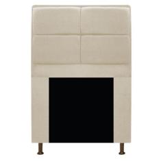 Imagem de Cabeceira Munique 100 cm Solteiro Suede Bege AM Decor