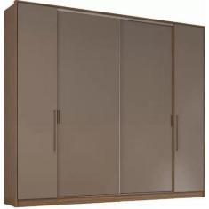 Imagem de Guarda Roupa  Herval Ph 1719 - Cor Nogueira + Off White