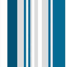 Imagem de Papel De Parede Adesivo Lavável Listrado  Turquesa 6M