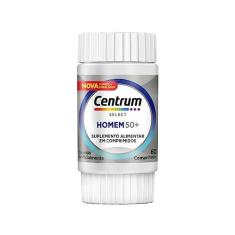 Imagem de Centrum Select Homem 50 mais Multivitamínico De A a Z , Suplemento Alimentar, 60 comprimidos