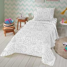 Imagem de Jogo De Lençol Infantil Teka Kids 3 Peças 100% Algodão