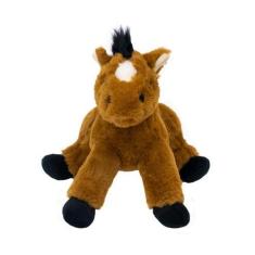 Imagem de Cavalo De Pelúcia Marrom Deitado 24cm - Fofy Toys