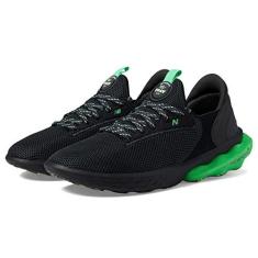 Imagem de New Balance Tênis de corrida masculino Fresh Foam Roav Elite V1, Blacktop/verde, 42
