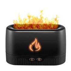 Imagem de Luminária Umidificador Ar Efeito Chamas De Fogo Lareira Luxo - Relet