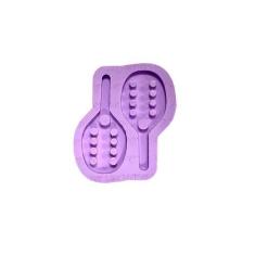 Imagem de R358 molde de silicone Beach tênis resina decorar - confeitaria dos mo