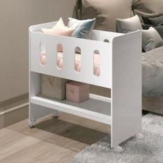 Imagem de Mini Berço 3 em 1 93x94cm Escrivaninha e Trocador Zain Móveis Reller